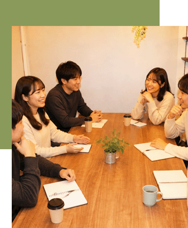 学校や職場の枠を超えたつながりが生まれる